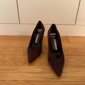 Manolo Blahnik Mauve/Violet Heels, 38, Women’s, Lightly Worn for runway